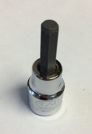 Hex Bit Socket 1/4"